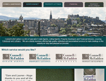 Tablet Screenshot of connellmcfadden.com